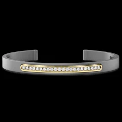Bracciale Zancan in Titanio, Oro 18kt e Diamanti | Lusso Made in Italy