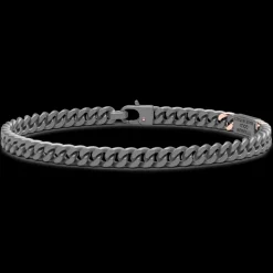 Bracciale Zancan in Titanio, Oro 18kt e Diamanti | Lusso Made in Italy
