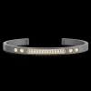 Bracciale Zancan in Titanio, Oro 18kt e Diamanti | Lusso Made in Italy