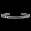 Bracciale Zancan in Titanio, Oro 18kt e Diamanti | Lusso Made in Italy