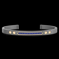 Bracciale Zancan in Titanio, Oro 18kt e Pietre Preziose | Lusso Made in Italy