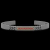 Bracciale Zancan in Titanio, Oro 18kt e Pietre Preziose | Lusso Made in Italy