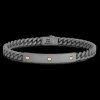 Bracciale Zancan in Titanio, Oro 18kt e Diamanti | Lusso Made in Italy