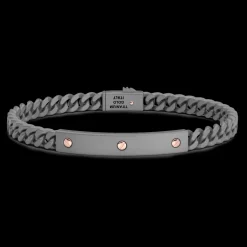 Bracciale Zancan in Titanio, Oro 18kt e Diamanti | Lusso Made in Italy