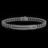 Bracciale Zancan in Titanio, Oro 18kt e Diamanti | Lusso Made in Italy