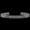 Bracciale Zancan in Titanio, Oro 18kt e Diamanti | Lusso Made in Italy