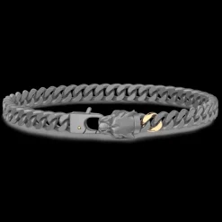 Bracciale Zancan in Titanio, Oro 18kt e Diamanti | Lusso Made in Italy