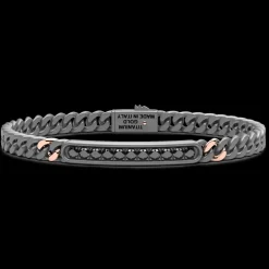 Bracciale Zancan in Titanio, Oro 18kt e Diamanti