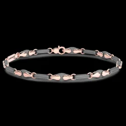 Bracciale Zancan in Titanio, Oro 18kt e Diamanti | Lusso Made in Italy