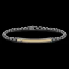 Bracciale Zancan in Titanio e Oro 18kt con Diamante.