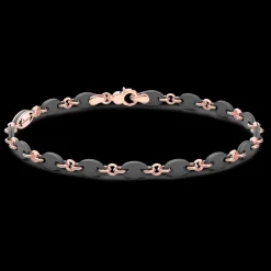 Bracciale Zancan in Titanio, Oro 18kt e Diamanti | Lusso Made in Italy