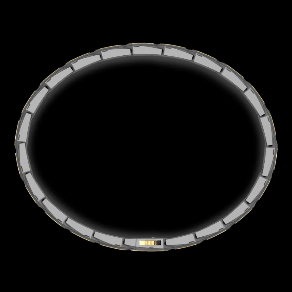 Bracciale Zancan in Titanio, Oro 18kt e Diamanti