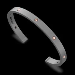 Bracciale Zancan in Titanio, Oro 18kt e Diamanti | Lusso Made in Italy
