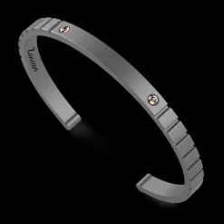 Bracciale Zancan in Titanio, Oro 18kt e Diamanti | Lusso Made in Italy