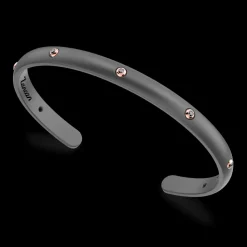 Bracciale Zancan in Titanio, Oro 18kt e Diamanti | Lusso Made in Italy