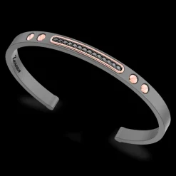 Bracciale Zancan in Titanio, Oro 18kt e Diamanti | Lusso Made in Italy