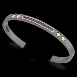 Bracciale Zancan in Titanio, Oro 18kt e Pietre Preziose | Lusso Made in Italy