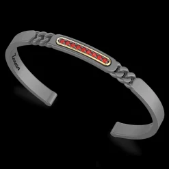 Bracciale Zancan in Titanio, Oro 18kt e Pietre Preziose | Lusso Made in Italy