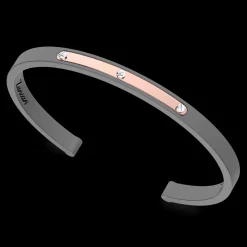 Bracciale Zancan in Titanio, Oro 18kt e Diamanti | Lusso Made in Italy