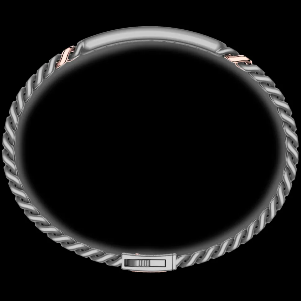 Bracciale Zancan in Titanio, Oro 18kt e Diamanti