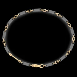 Bracciale Zancan in Titanio, Oro 18kt e Diamanti | Lusso Made in Italy