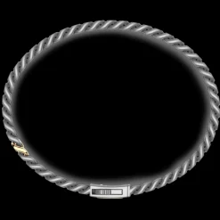 Bracciale Zancan in Titanio, Oro 18kt e Diamanti | Lusso Made in Italy