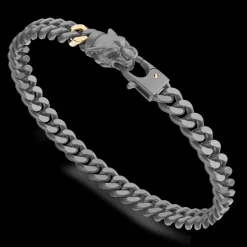 Bracciale Zancan in Titanio, Oro 18kt e Diamanti | Lusso Made in Italy