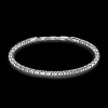 Bracciale Zancan morbido in argento a sfere.