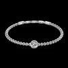 Bracciale Zancan morbido con sfere in argento e rosa dei venti.
