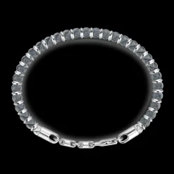 Bracciale Zancan morbido in argento a sfere.