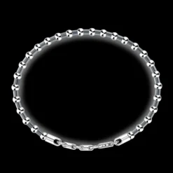 Bracciale Zancan morbido in argento a sfere.