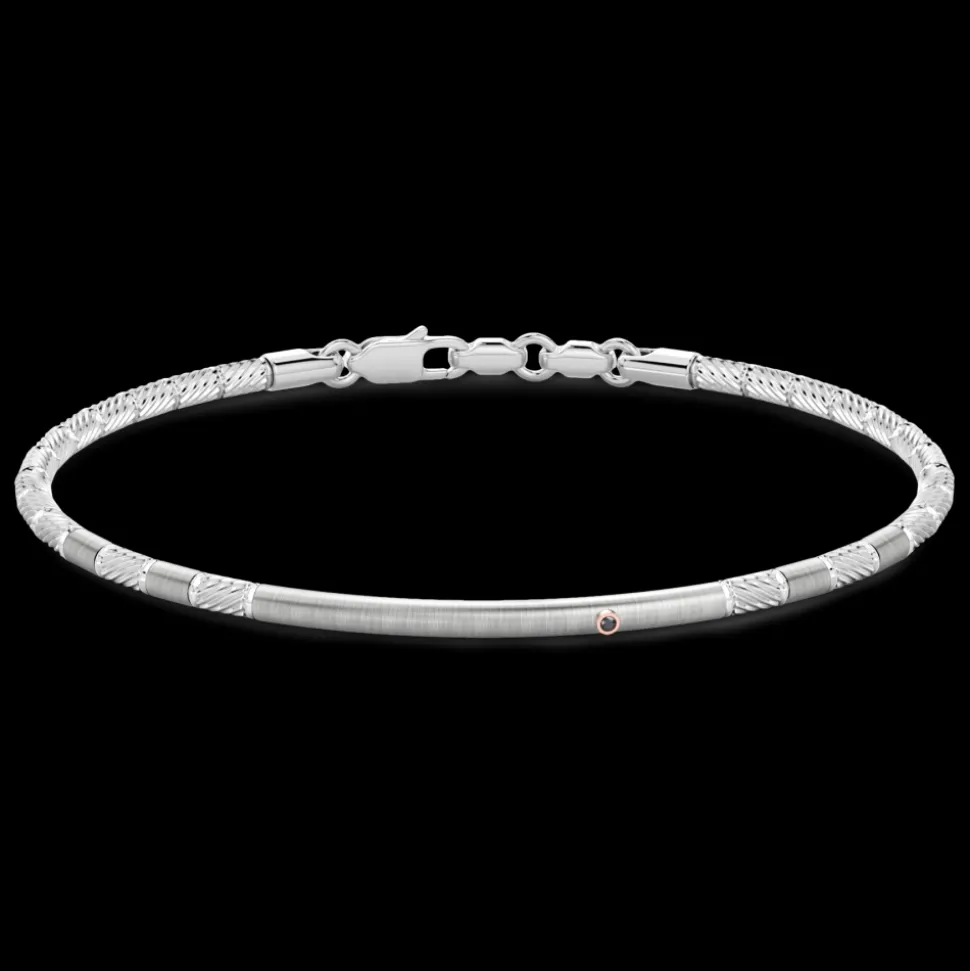 Bracciale Zancan semirigido in argento.