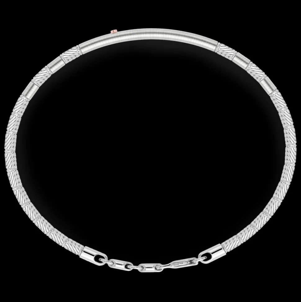 Bracciale Zancan semirigido in argento.