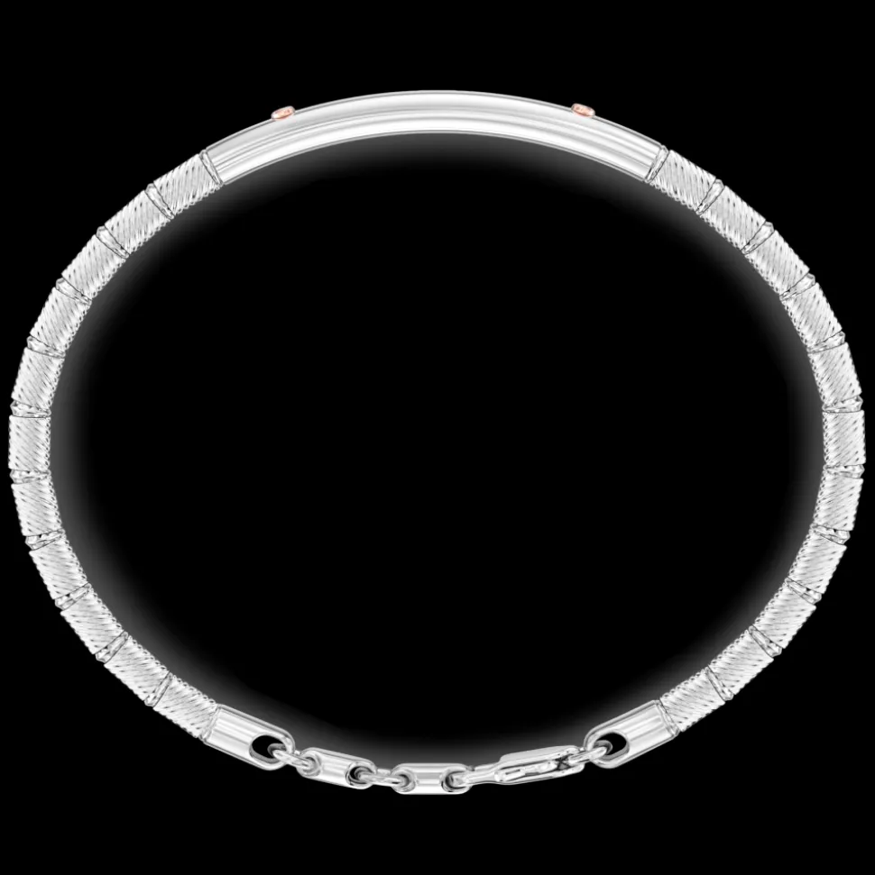 Bracciale Zancan semirigido in argento.