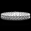 Bracciale Zancan solo maglia in argento con pietre.