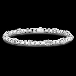 Bracciale Zancan solo maglia con pietre naturali.