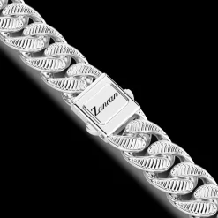 Collana a grumetta Zancan con finiture striate.