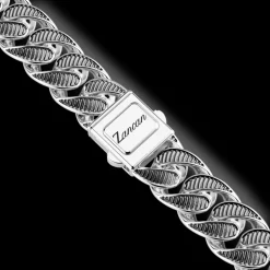 Collana a grumetta Zancan con finiture striate in colore nero.