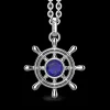 Collana con Lapis su pendente a timone