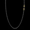 Collana in argento con ancore.