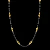 Collana in argento con nodi marini.