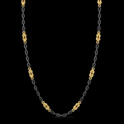 Collana in argento con nodi marini.