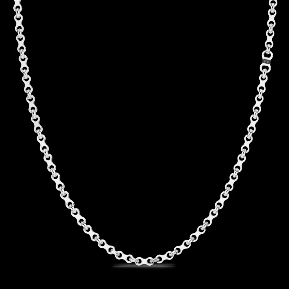 Collana solo maglia Zancan in argento.