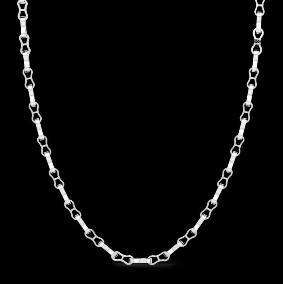 Collana solo maglia Zancan in argento.