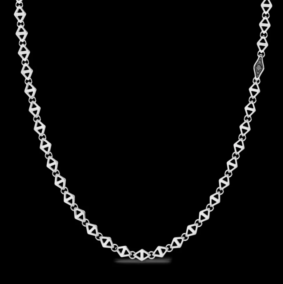 Collana solo maglia Zancan in argento.