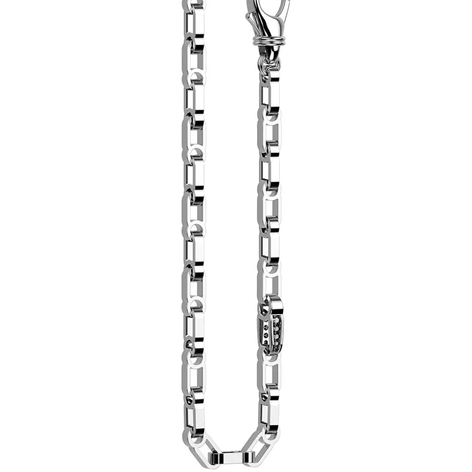 Collana solo maglia Zancan in argento.