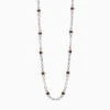 Collana uomo in oro bianco con diamanti