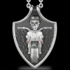 Collana Zancan biker in argento.