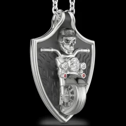Collana Zancan biker in argento.