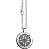 Collana Zancan in acciaio con rosa dei venti .